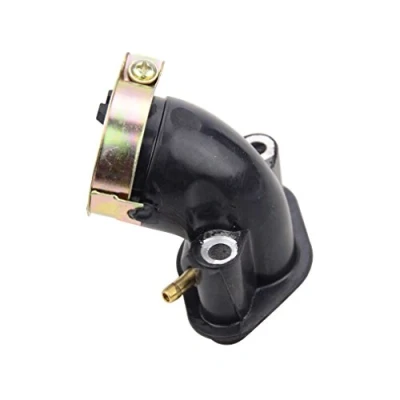 Image of GOOFIT 90 Degree Bend Intake Manifold Pipe Replacement For GY6 60cc Moped Scooter
