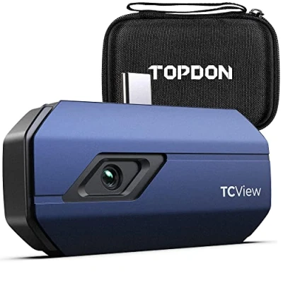 Image of TOPDON TC001 Thermal Imaging Camera for Android, Infrared Imager USB C, 256x192 High Resolution, Testing Range 20℃ 550℃, 0.1℃ Test Precision Phone/Tablet/Windows