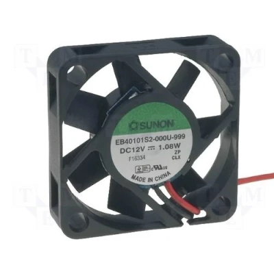 Image of Sunon EB40101S2 999 Fan 40 x 10 mm DC 12 V 5800 rpm 27 dBA Plain Bearings 2 Wires