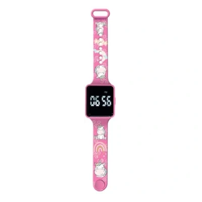 Image of LEXIBOOK DMW060UNI Unicorn Digital Watch, 12 Hour or 24 time Display, Pink
