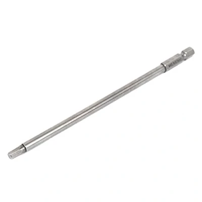 Image of Sourcingmap 150mm Long 1/4&quot; Hex Shank 4mm Hexagonal Tip Magnetic Hexagon Screwdriver Bit