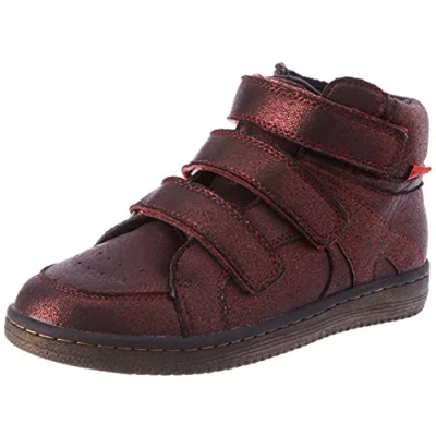 Image of Kickers Unisex Kid&#039;s Lohan Sneaker, Bordeaux Brillant, 20 EU