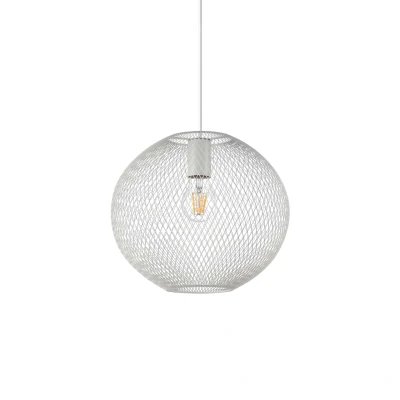 Image of Net Wire Frame 29cm Pendant Ceiling Light White