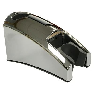 Image of Bristan shower head holder clamp slider for oval rail chrome (SLID 765150 02 CA)