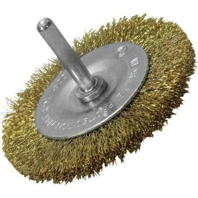 Image of Faithfull WBS75CB Wire Brush 75 x 0.20 6mm Shank