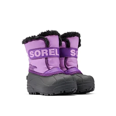 Image of Sorel Unisex Kids Snow Commander Winter Boots, Purple Gumdrop X Violet Children, 9 UK
