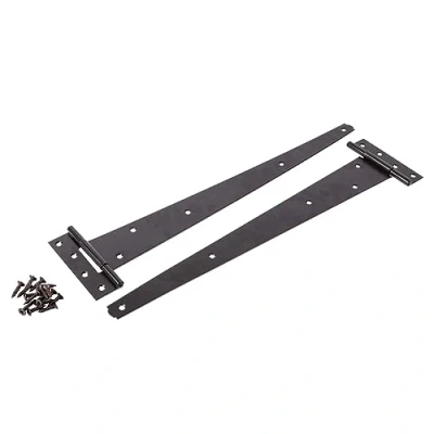 Image of 2x Black 457mm HeavyDuty THinges By Blackspur