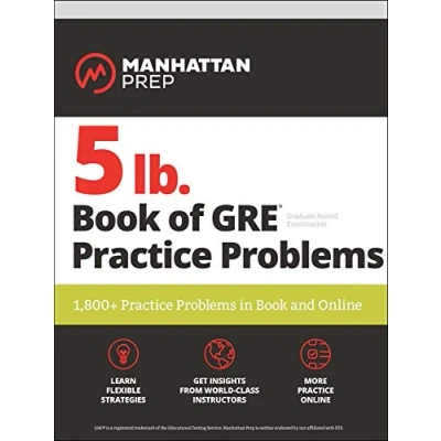 Image of 5 Lb. Book of GRE Practice Problems (Manhattan Prep)
