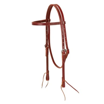 Image of Weaver Leather Latigo Browband Headstall,Burgundy
