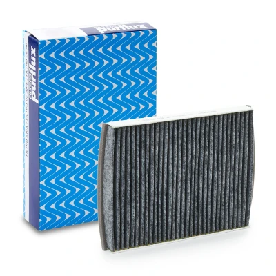 Image of 31369455, 31404958 Pollen Filter PURFLUX AHC391 Activated Carbon 257mm 202mm 36mm FORD: FOCUS 3, KUGA 2, 3 Turnier, VOLVO: V40 Hatchback