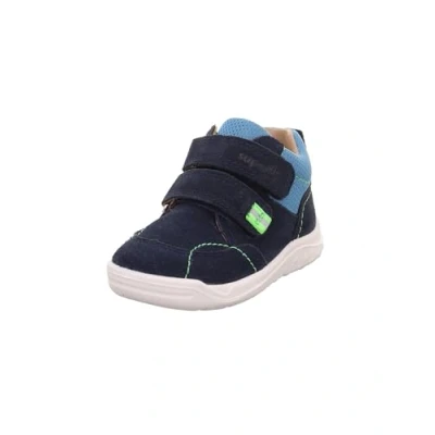 Image of Superfit Whaley Hightop trainers for kids, Size: 4.5K/5K, Blau/hellblau Leather and textile