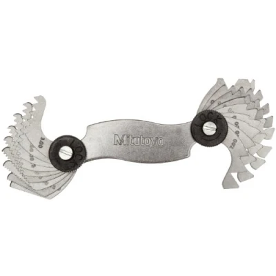 Image of Mitutoyo Pitch Gauge Metric Screw 60, 0, 4 7mm, 18 Leaves