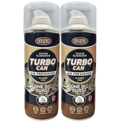 Image of FLAVA Turbo Can 400ml Air Freshener Aerosol Classic Car