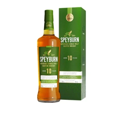 Image of Speyburn 10 Year Old Single Malt Scotch Whisky, 70cl (PACKAGING MAY VARY)