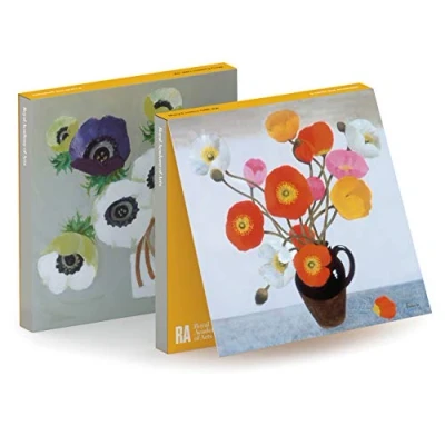 Image of Royal Academy Mary Fedden Floral Set of 6 Art Greeting Cards (15 x 15 cm)