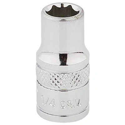 Image of Draper HI TORQ� 6 Point Socket, 1/4&quot; Sq. Dr.,