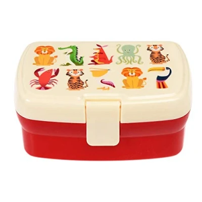 Image of Rex London Colourful Creatures Lunch Box with Tray