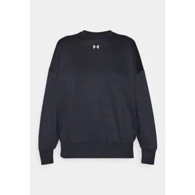 Image of Under Armour Rival Sweatshirt, Women&#039;s, Size: XS, Black/white