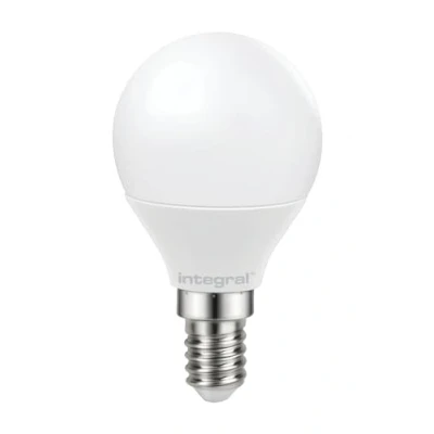Image of Integral LED Golf Ball E14 470LM 6.3W EQ. to 40W 2700K DIMMABLE 80CRI 260 Frosted