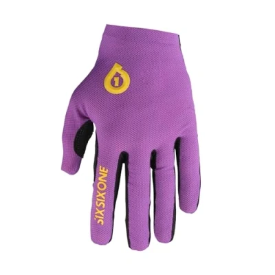 Image of SixSixOne 661 Raji Cycling Gloves Lightweight Full finger Unisex Purple X Large