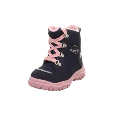 Image of Superfit HUSKY1 Warm gefütterte Gore Tex Snow Boot, Blau/Rosa 8010, 10 UK Child