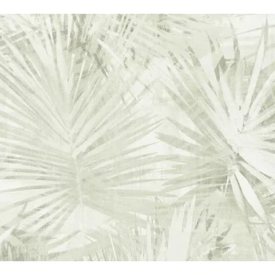 Image of Jungle Wallpaper Hygge Non Woven 10.05 m x 0.53 Green Creme Made in Germany by Livingwalls 363854 36385 4