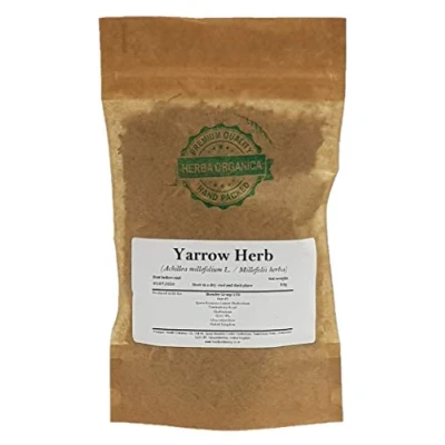 Image of Herba Organica Yarrow Herb Achillea Millefolium L Herbal Tea (50g)