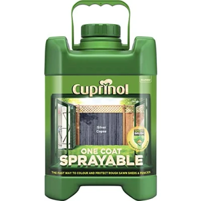 Image of Cuprinol CUPSFTSC5L SFTSC5L Spray Fence Treatment Silver Copse 5 Litre, 5L