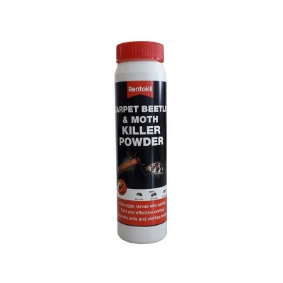 Image of Rentokil Carpet Beetle &amp; Moth Killer Powder 150g RKLPSC50