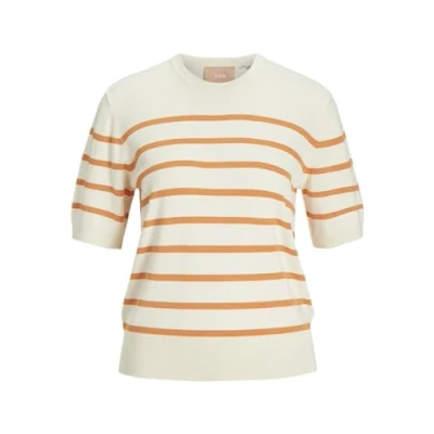 Image of JJXX Women&#039;s Jxlayla Ss Knit Sweater, Beige, L