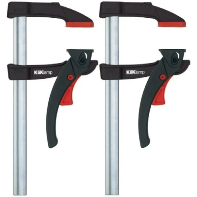 Image of 2x Bessey KliKlamp KLI20  Magnesium Lever Clamp Set