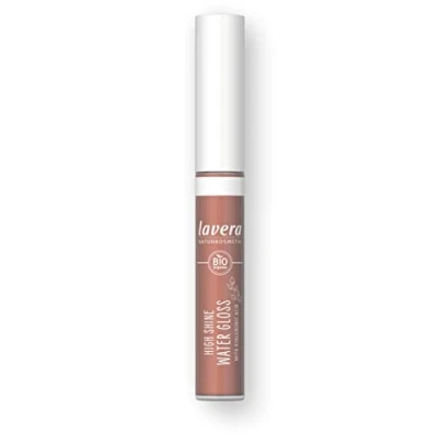 Image of lavera High Shine Water Gloss Cocoa 01 Intense Color &amp; Featherweight Texture Lasts up to 6 hours Vegan Natural Cosmetics (1x 5.5 g)