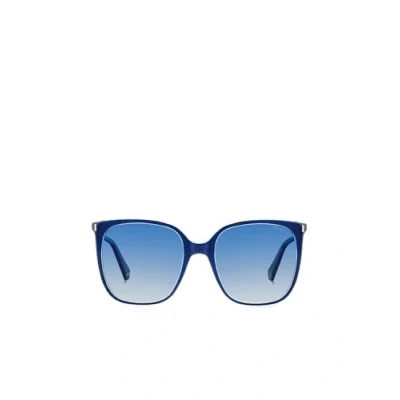 Image of Sunglasses Polaroid Pld 6218/s col. pjp/z7 Donna Squadrata Blu