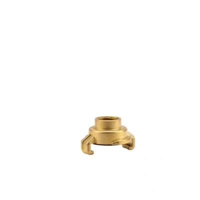 Image of Gardena Brass Quick Coupling Threaded Part with Internal Thread: Hose Connection 21 mm (1/2 Inch) Thread for Valves External (7106 20)