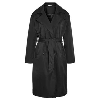 Image of Noisy May Manya Trenchcoat, Women&#039;s, Size: 10, Black