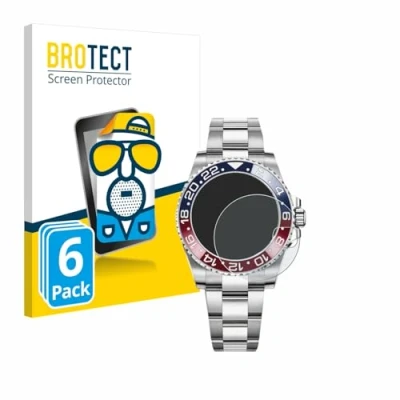 Image of brotect Screen Protector Anti Glare compatible with Rolex GMT Master II (6 Pack) Matte, Fingerprint Protection Film