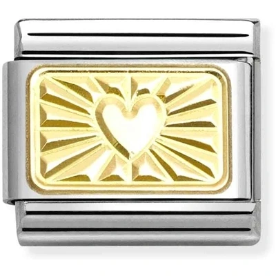 Image of Nomination Gold Diamond Heart Charm