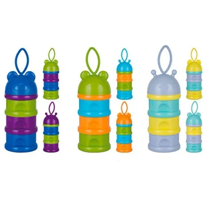 Image of LA HUATE Milk Powder Dispenser Travel Picnic Baby Food Snack Container Storage Case Feeding Box
