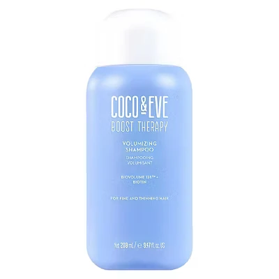 Image of Coco &amp; Eve Boost Therapy Hair Volumising Shampoo with Biotin, Panthenol to Target Thinning, Enhance Volume and Density. Strengthening, Thickening for Fuller, Healthier (280ml)