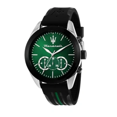 Image of Maserati Men&#039;s Watch, Chronograph, Analog, Steel Band, Traguardo Collection R8871612043