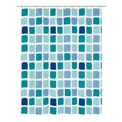 Image of Kleine Wolke &quot;Sonny Shower Curtain, Blue, 180 x 200 cm