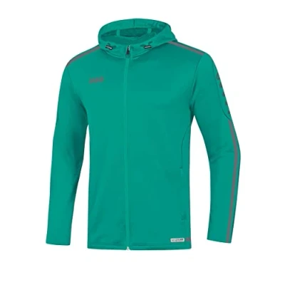 Image of JAKO Women&#039;s Striker 2.0 Hooded Jacket, türkis/Anthrazit, 44 (EU)
