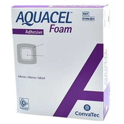Image of Aquacel Foam Adhesive Dressing Pads, 20 x 10 cm