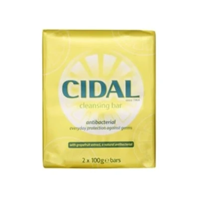 Image of Cidal Antibacterial Soap with Grapefruit Extract 2 x 100g Bars