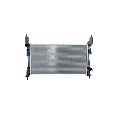 Image of 51780659, 51780666, 51790636, 52233094 Engine radiator NRF 53934 Aluminium 630mm 328mm 26mm Brazed cooling fins FIAT: Qubo