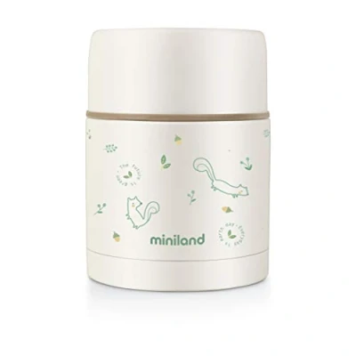Image of Miniland Nature Food Thermos Green Chip, 560 g