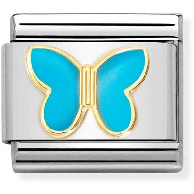 Image of Nomination Turquoise Butterfly Charm