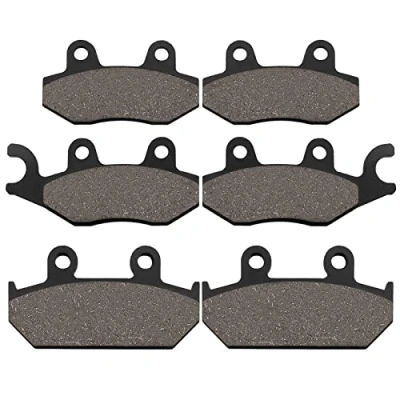 Image of Cyleto Kevlar Carbon Brake Pads for Suzuki AN 400 Burgman, Skywave, ABS 2009 2013, Non 2007 Skywave SS 2008, Type M 2008