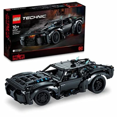 Image of LEGO 42127 Technic THE BATMAN BATMOBILE Model Car Building Toy, Movie Set, Superhero Gifts for Kids, Boys, Girls and Teen Fans with Light Bricks
