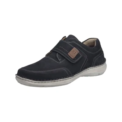 Image of Josef Seibel New Anvers 83 Men&#039;s Velcro Shoes, Width K (Extra Wide), Interchangeable Footbed, darkblue, 7 UK